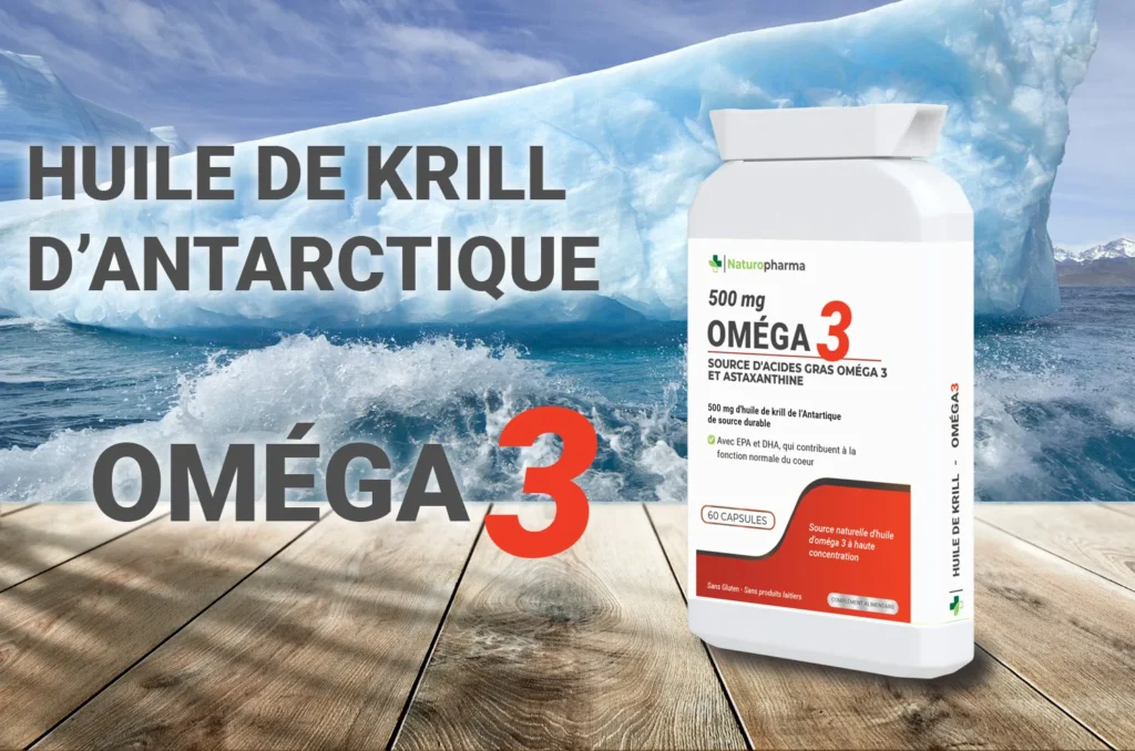 Formule riche en omégas 3 à base d&rsquo;huile de Krill d&rsquo;antarctique